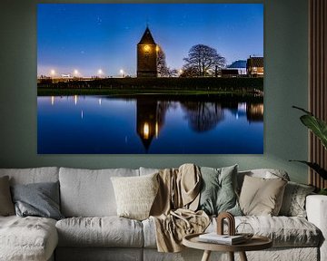 Heldere sterren omsingelen de Peperbus