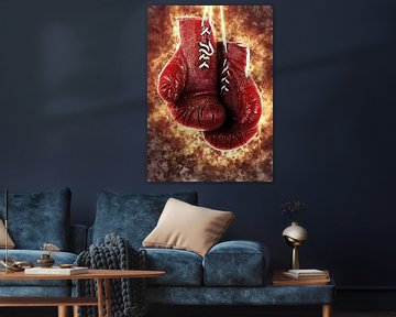 Leren Bokshandschoenen van Septif