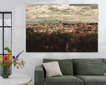 Skyline Rome vanuit Castel Sant'Angelo van Nicolette Suijkerbuijk