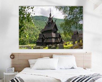 Borgund stave church by Danny Visser