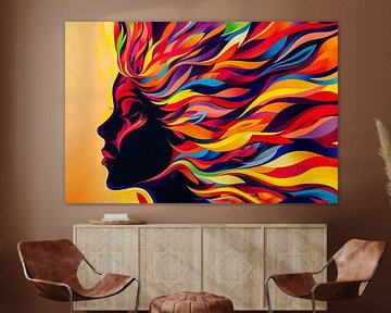 Digitaal abstract beeld