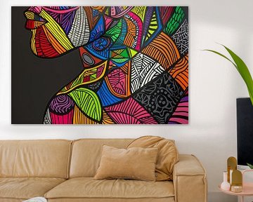Digitaal abstracte kunst