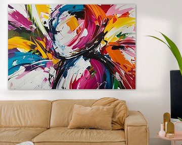 Digitaal abstract kunstwerk