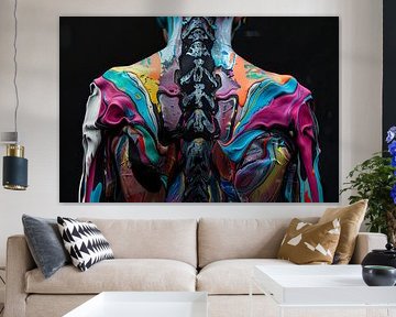 Digitaal abstract kunstwerk