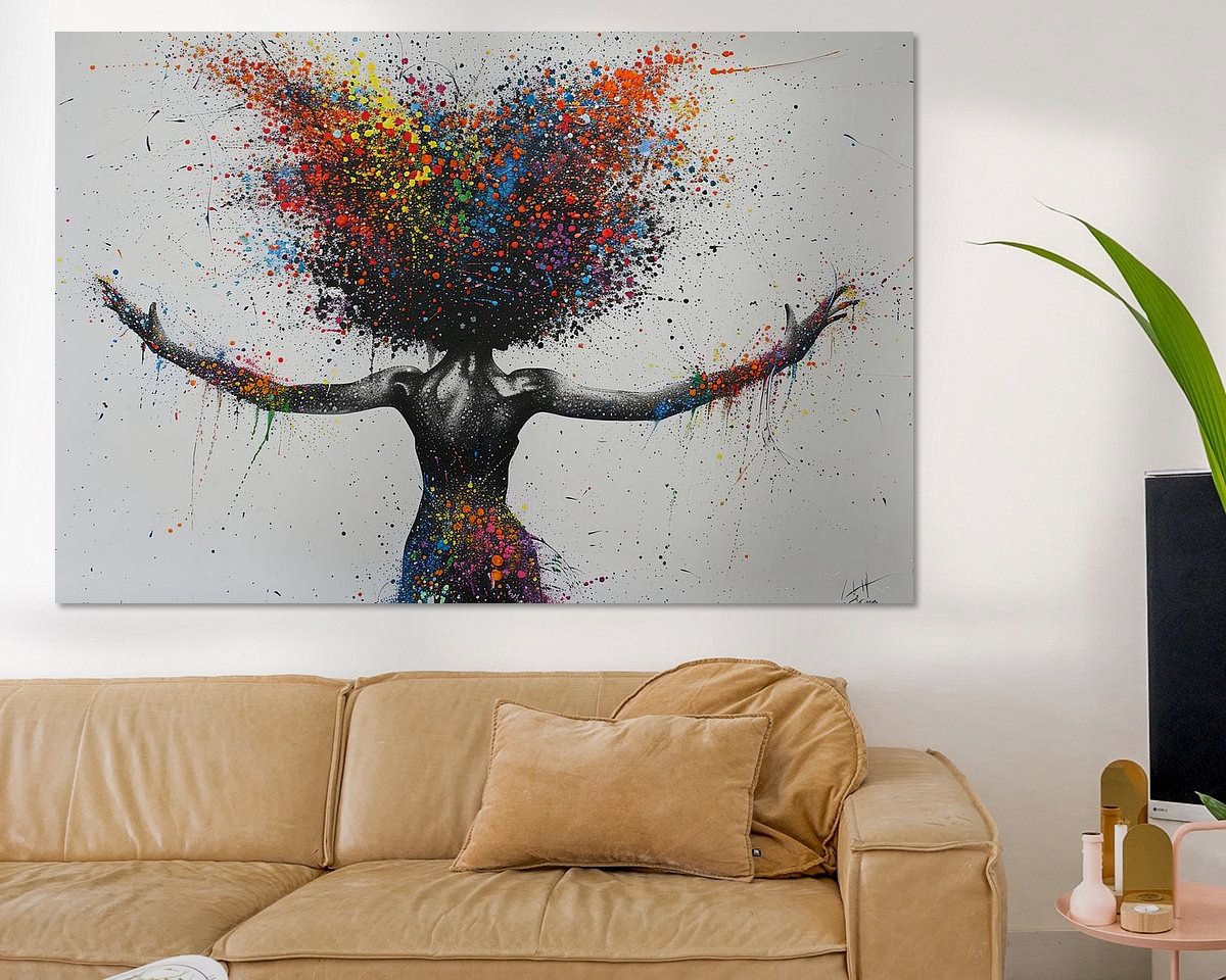 Example of the artwork in a room