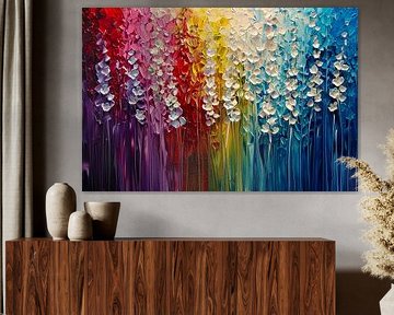 Digitaal abstracte moderne kunst