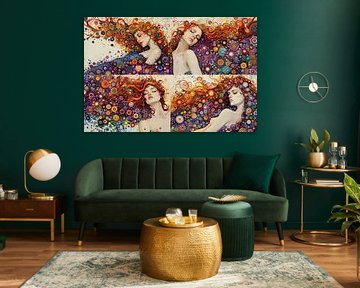 Digitales abstraktes Kunstwerk