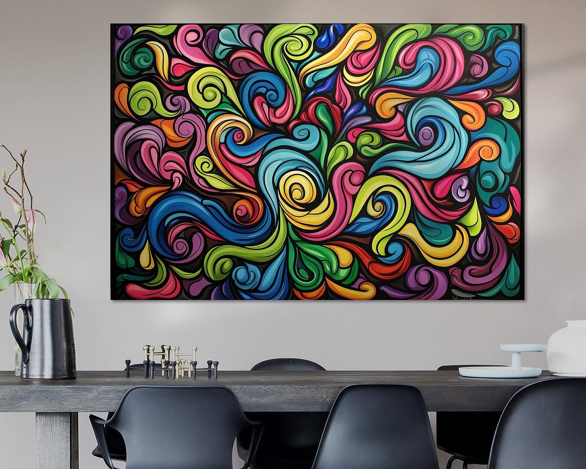 Example of the artwork in a room