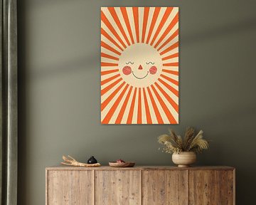 Gelukkige zon - Kinderkamer van Poster Art Shop