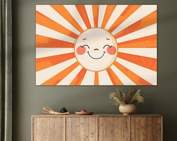 Happy sun - Children's room by Poster Art Shop