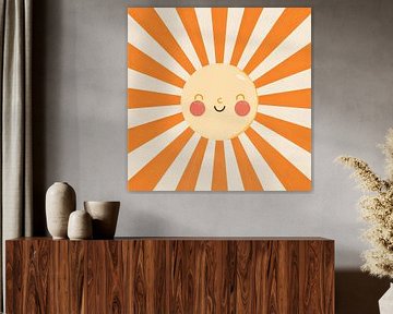 Happy sun - Children's room by Poster Art Shop
