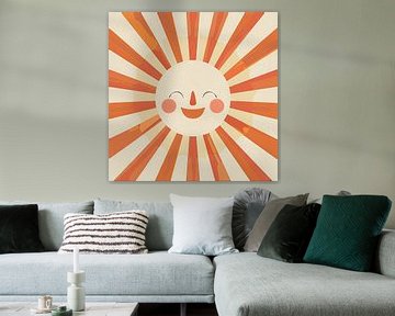 Gelukkige zon - Kinderkamer van Poster Art Shop