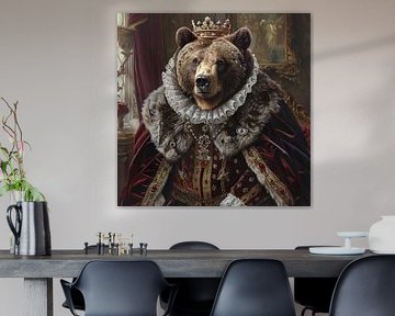 Koninklijke beer van Poster Art Shop