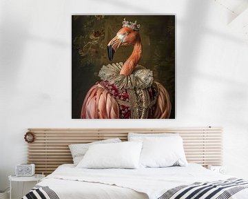 Koninklijke flamingo van Poster Art Shop