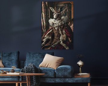 Kangaroo in baroque garb by Poster Art Shop