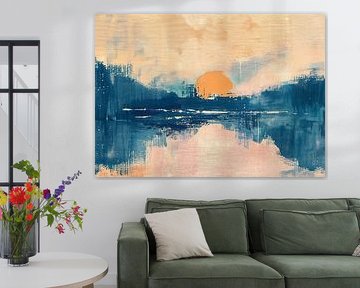 Kleurrijk Landschap van Modern Collection
