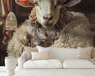 Königin Schaf von Poster Art Shop