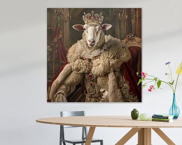 Koningin Schaap van Poster Art Shop
