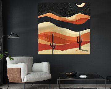 Desert landscape by Poster Art Shop