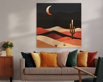 Woestijnlandschap van Poster Art Shop
