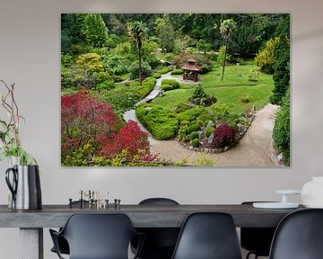 Japanse tuin in Powerscourt Gardens von Eddo Kloosterman