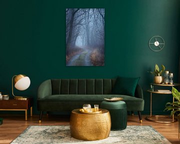 Mystiek boslandschap van Poster Art Shop