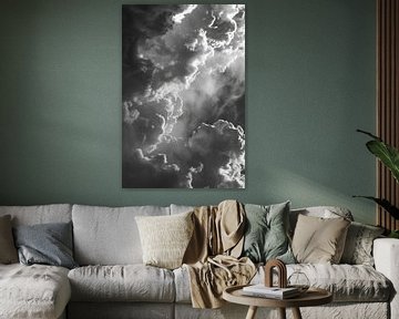 Monochrome clouds by Poster Art Shop