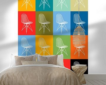 Eames Wire Chair by Harry Hadders