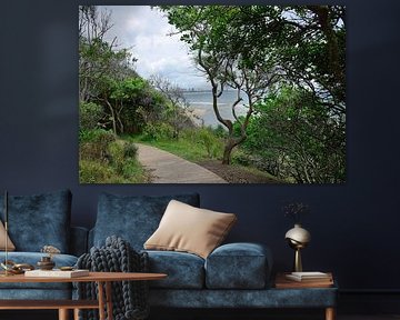 Geweldig wandelpad langs de kust