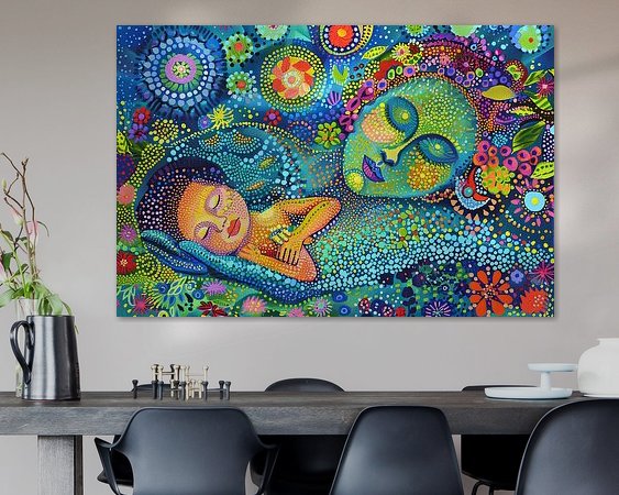 Example of the artwork in a room