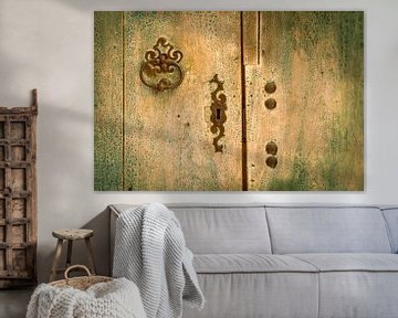 Old weathered French door by Halma Fotografie