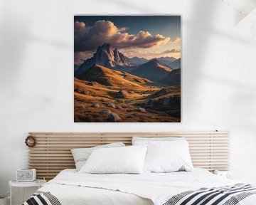 Dageraad boven de besneeuwde Alpen van ButterflyPix