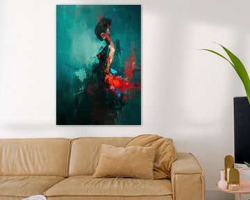 Abstract Man Painting | Inner Struggle Unleashed by Eye catching paintings