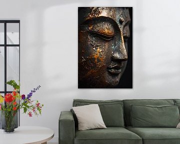 Zen Boeddha portret van Poster Art Shop