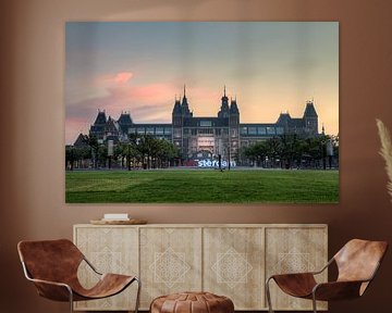 Rijksmuseum sunrise Amsterdam by Dennis van de Water