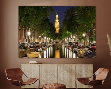 Zuiderkerk Amsterdam vanaf de Groenburgwal