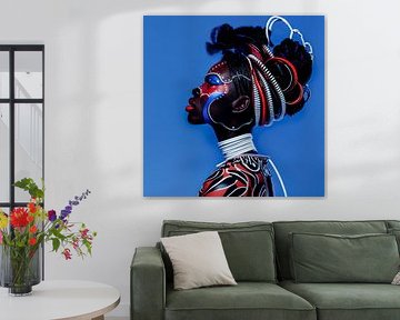 Woman - Futuristic elegance by Poster Art Shop