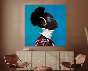 Vrouw - Futuristische elegantie