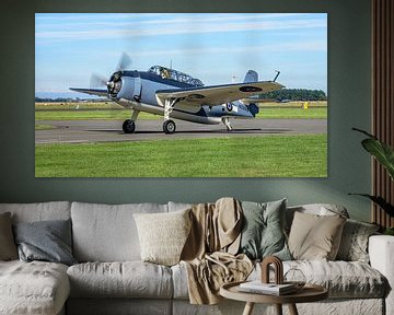 Grumman TBF-1C Avenger warbird. van Jaap van den Berg