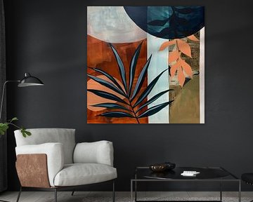 Tropical Geometry - Abstract Leaves by Poster Art Shop