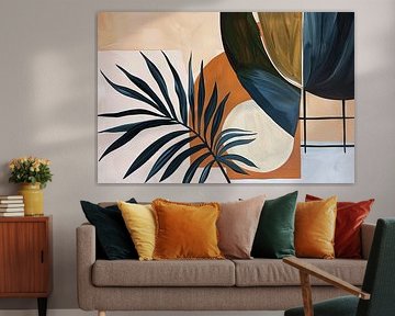 Tropical Geometry - Abstract Leaves by Poster Art Shop
