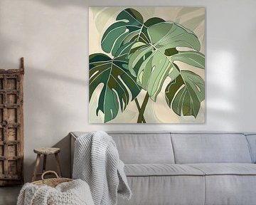 Monsterabladeren - abstracte elegantie