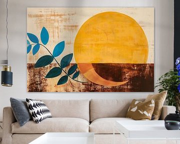 Geometric leaves by Poster Art Shop