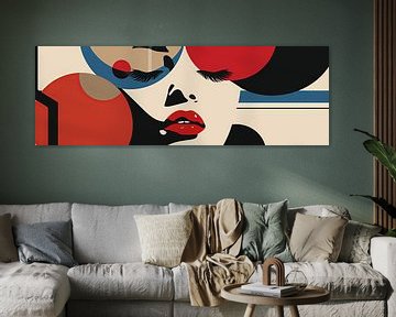 Pop Art Portret van Poster Art Shop