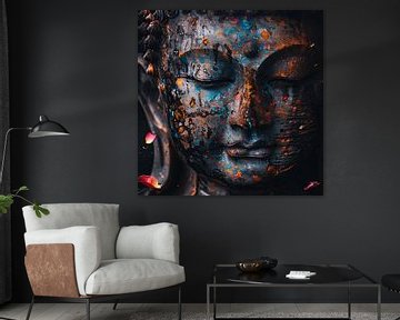 Boeddha kleuren van Poster Art Shop