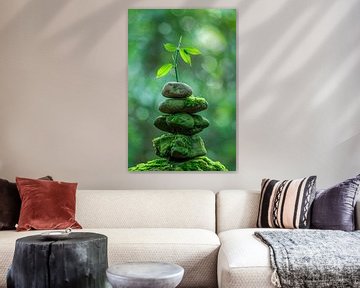 Zen evenwicht van Poster Art Shop