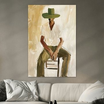 L'homme au chapeau vert : Tranquillité et mystère sur Agnita Langeveld