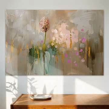 Botanisch , modern en abstract in Japandi stijl van Japandi Art Studio