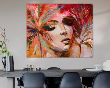 Palm Paradise I van Atelier Paint-Ing