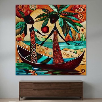 Traditioneller Fischfang auf dem Meer